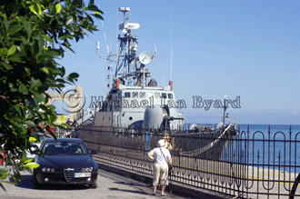 Greek Patrol Boat Bow View